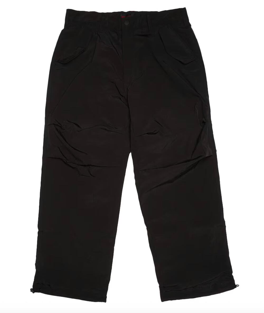 Pleasures Root Flight Regular Fit Relaxed Pants Black 30